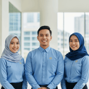 7+ Rekomendasi Seragam Kantor Profesional & Stylish di 2025