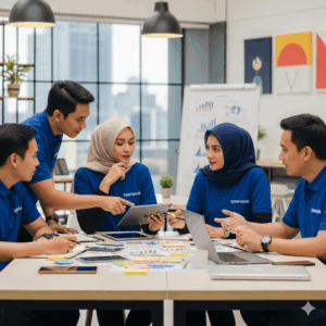 7+ Rekomendasi Seragam Kantor Profesional & Stylish di 2025