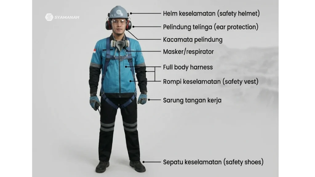8 Perlengkapan Keselamatan Kerja untuk Pekerja Lapangan 1 Contoh Penerapan Perlengkapan Keselamatan Kerja