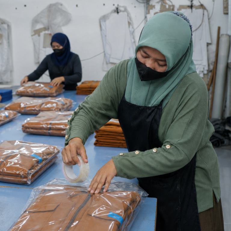 Packing jacket syamanah