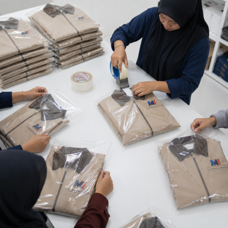 Packing jacket syamanah
