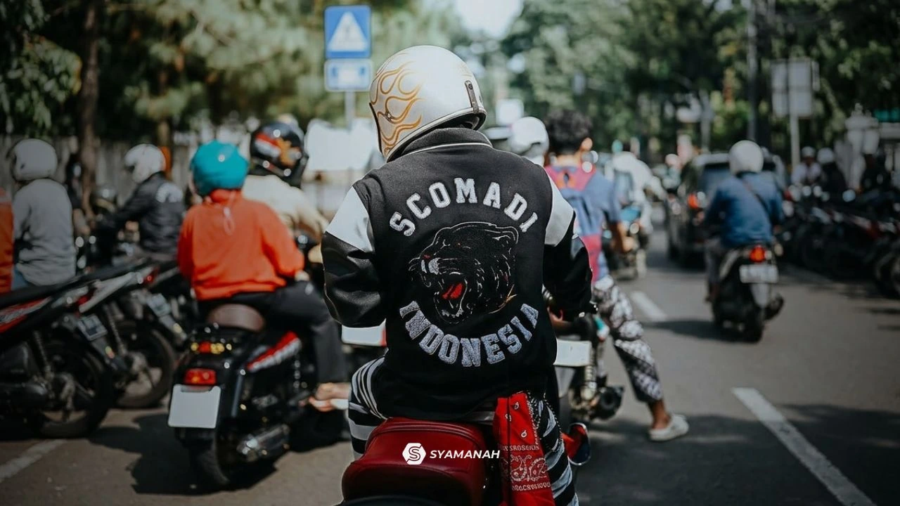 jaket motor custom digunakan untuk touring