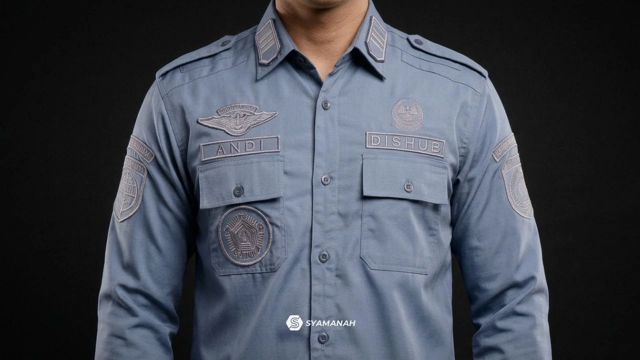 Contoh seragam tactical custom dari syamanah untuk dishub